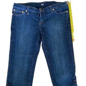 DOLCE & GABBANA Blue Short Jeans for Women 4 Pockets Casual Ladies Fit J…